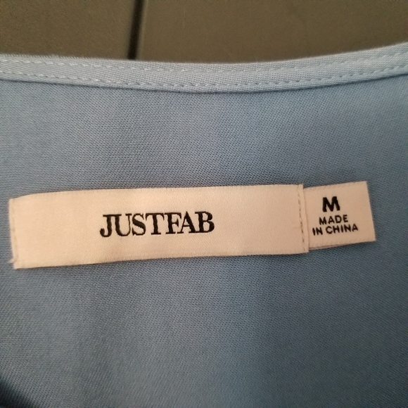 JustFab Shift Dress Eyelet Details NWT - Picture 4 of 9